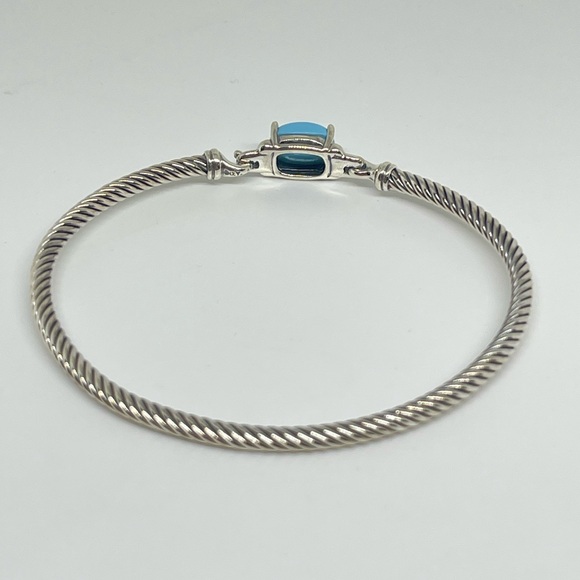 David Yurman Turquoise Petite Chatelaine Bracelet - Picture 5 of 11
